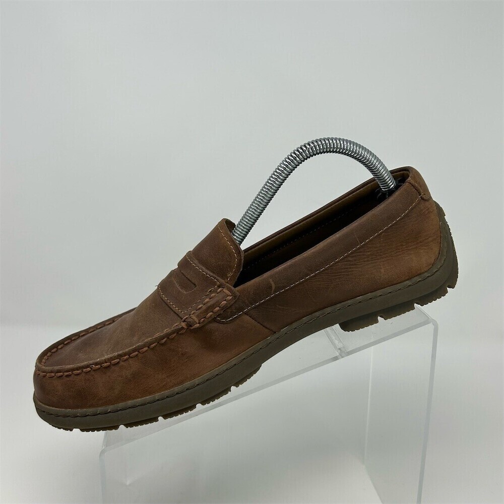 Sperry Top-Sider Men's Penny Loafers Brown Slip-On Moc Toe Memory Foam Size 8.5 - Picture 3 of 12